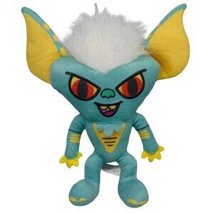 Gremlins Toy Factory Teal Gremlin Plush Monster White Hair Red Eyes